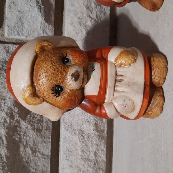 Vintage 1960s Hallmark pilgrim bears Thanksgiving - Picture 5 of 6